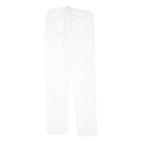 White Womens Slim Jeans Cotton Blend Zip W28 L28 Stylish Comfort Fit