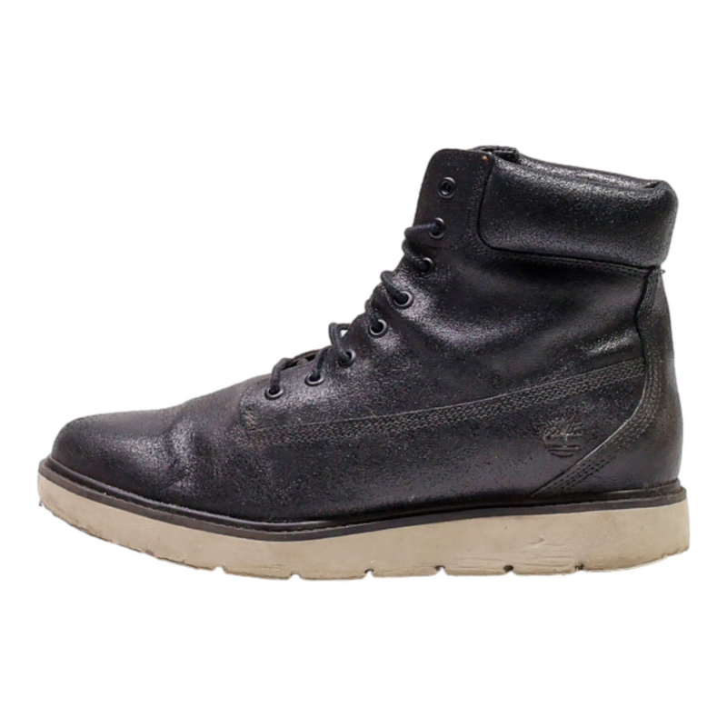 TIMBERLAND Lace-Up Boots Black Leather Womens UK 7
