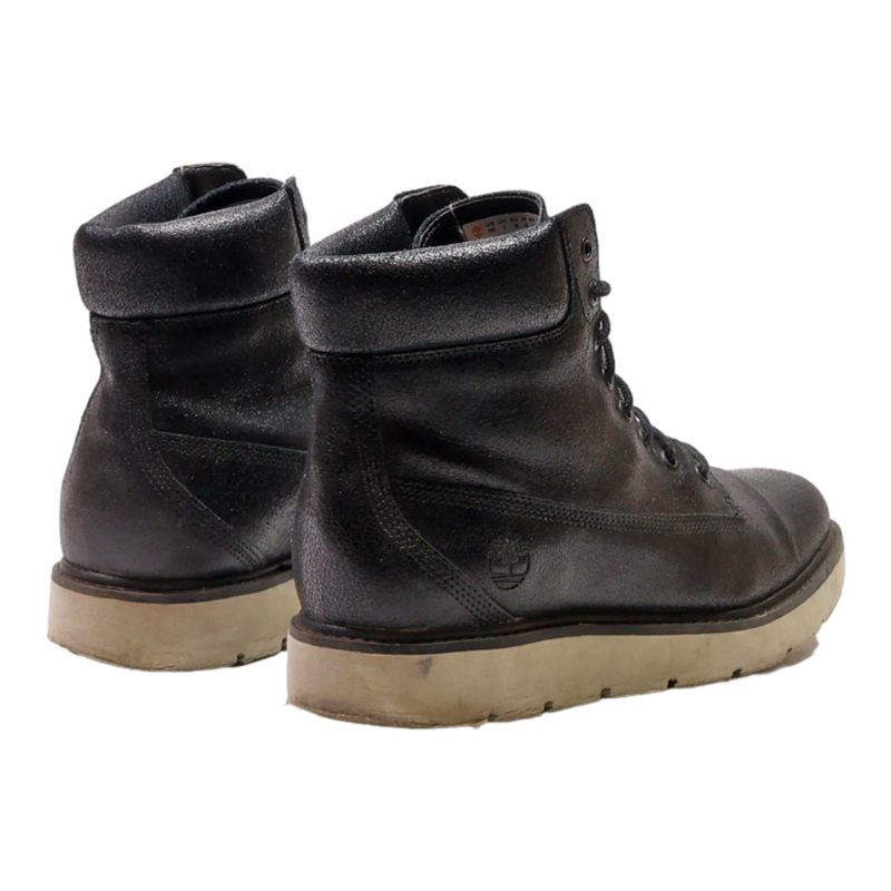 TIMBERLAND Lace-Up Boots Black Leather Womens UK 7