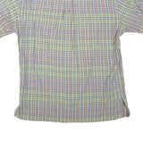POLO RALPH LAUREN Mens Blue & Yellow Check Shirt M Casual Summer Cotton