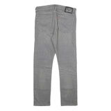 LEVI'S Womens Classic Grey Skinny Denim Cotton Blend Jeans W32 L30 Stylish Zip