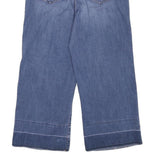 LAUREN RALPH LAUREN Womens Jeans Blue Relaxed Wide-Leg Denim Medium W28 L22