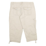 MAURICES Womens Shorts Beige Casual Cargo L W34 Pocket Detail Cotton Blend