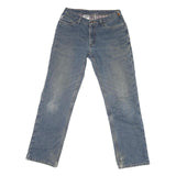 CARHARTT Mens Regular Fit Blue Denim Jeans W30 L30 Classic Zip Closure Casual