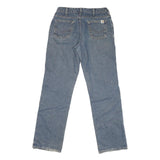 CARHARTT Mens Regular Fit Blue Denim Jeans W30 L30 Classic Zip Closure Casual