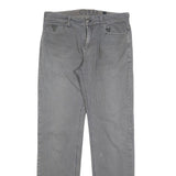 GUESS Mens Regular Fit Straight Leg Denim Light Wash W32 L32 Striped Jeans