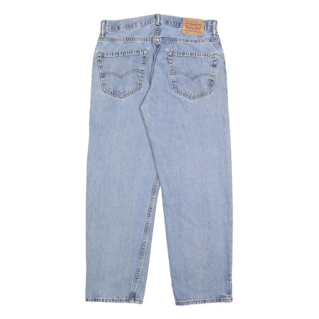LEVI'S 550 Tapered Mens Jeans Blue Relaxed Denim Light W33 L30 Classic Style