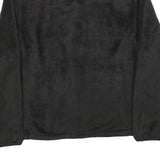 THE NORTH FACE Womens Black Zip Jacket XL Polyester Fleece Logo Casual Outdoor