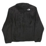 THE NORTH FACE Womens Black Zip Jacket XL Polyester Fleece Logo Casual Outdoor