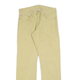 LEVI'S 512 Bootcut Mens Jeans Beige Regular Bootcut Denim Light W32 L32 Casual