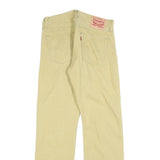LEVI'S 512 Bootcut Mens Jeans Beige Regular Bootcut Denim Light W32 L32 Casual