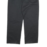 DICKIES Mens Cotton Blend Black Regular Straight Trousers W38 L32 Workwear