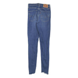 LEVI'S Womens Blue Slim Skinny Denim Medium W27 L29 Ripped Distressed Jeans
