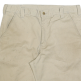 CARHARTT Mens Shorts Beige Casual L W36 Cotton Blend Durable Workwear