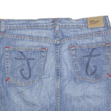 TOMMY HILFIGER Womens Blue Denim Mini Cotton Blend Skirt L Casual Everyday