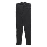 LEVI'S 711 Womens Jeans Black Slim Skinny Denim Medium W29 L30 Stretch Cotton