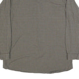 CARHARTT Mens Green & Brown Check Shirt XL Button Front Long Sleeve Casual