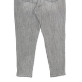 LAUREN RALPH LAUREN Womens Grey Regular Fit Straight Denim Jeans W34 L26 Zip