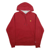 CHAMPION Mens Red Pullover Hoodie M Cotton Blend Streetwear Casual