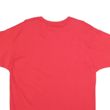 RUSSELL ATHLETIC Mens Red Ohio State Buckeyes Graphic T-Shirt XL Crew Neck Short