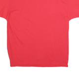 RUSSELL ATHLETIC Mens Red Ohio State Buckeyes Graphic T-Shirt XL Crew Neck Short