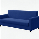 Anyseat 3-Seater Sofa Cover – Plain Royal Blue Style Slipcover for Living Room Chair Protection