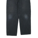 DICKIES Mens Black Regular Fit Straight Denim Jeans W36 L28 Workwear Durable