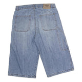 CREATOR Mens Denim Blue Cotton Shorts M W34 Casual Pocketed
