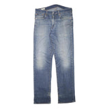 LEVI'S Mens Blue Regular Straight Denim Medium W31 L31 Casual Zip Jeans