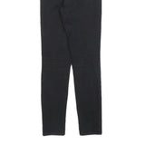 LEVI'S 721 BIG E Womens Jeans Black Slim Skinny Denim W25 L28 Zip Cotton Blend