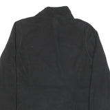 THE NORTH FACE Womens Black Patterned Jumper 1/4 Zip Regular Fit L