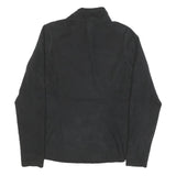 THE NORTH FACE Womens Black Patterned Jumper 1/4 Zip Regular Fit L