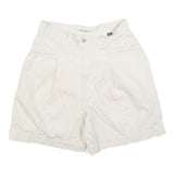EDDIE BAUER Womens Cotton White Casual Shorts XS W26 Summer Style