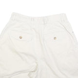 EDDIE BAUER Womens Cotton White Casual Shorts XS W26 Summer Style
