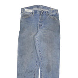 DICKIES Mens Jeans Blue Regular Straight Denim Medium W30 L30 Workwear Zip