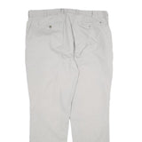 TOMMY HILFIGER Mens Cotton Beige Regular Straight Trousers W38 L30 Casual