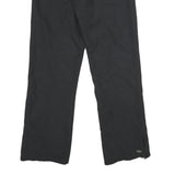 ADIDAS Womens Joggers Black Slim Straight UK 10 W26 L26 Logo Sportswear