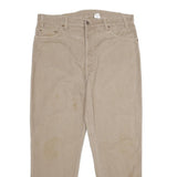 LEVI'S Mens Relaxed Beige Cotton Denim W38 L29 Casual Zip Closure Jeans