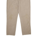 LEVI'S Mens Relaxed Beige Cotton Denim W38 L29 Casual Zip Closure Jeans