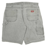 DICKIES Mens Shorts Grey Casual Cotton Workwear L W38 Durable Style
