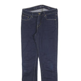 LEVI'S Womens Slim Dark Blue Denim Jeans Cotton Blend Zip W28 L32 Classic Fit