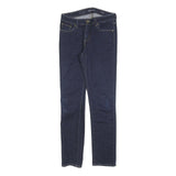 LEVI'S Womens Slim Dark Blue Denim Jeans Cotton Blend Zip W28 L32 Classic Fit