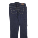 LEVI'S Womens Slim Dark Blue Denim Jeans Cotton Blend Zip W28 L32 Classic Fit
