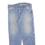 DICKIES Mens Jeans Blue Relaxed Loose Denim Light W38 L32 Workwear Utility