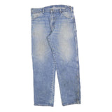DICKIES Mens Jeans Blue Relaxed Loose Denim Light W38 L32 Workwear Utility