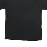 CHAMPION Mens Black Graphic T-Shirt M Short Sleeve Crew Neck Cotton Logo