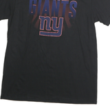 NFL Mens Black New York Giants Graphic T-Shirt M Short Sleeve Crew Neck