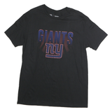 NFL Mens Black New York Giants Graphic T-Shirt M Short Sleeve Crew Neck