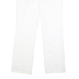 CALVIN KLEIN JEANS Womens Cotton White Regular Straight Trousers W31 L30 Classic