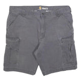 CARHARTT Mens Shorts Grey Cargo Relaxed Fit XL W40 Durable Workwear